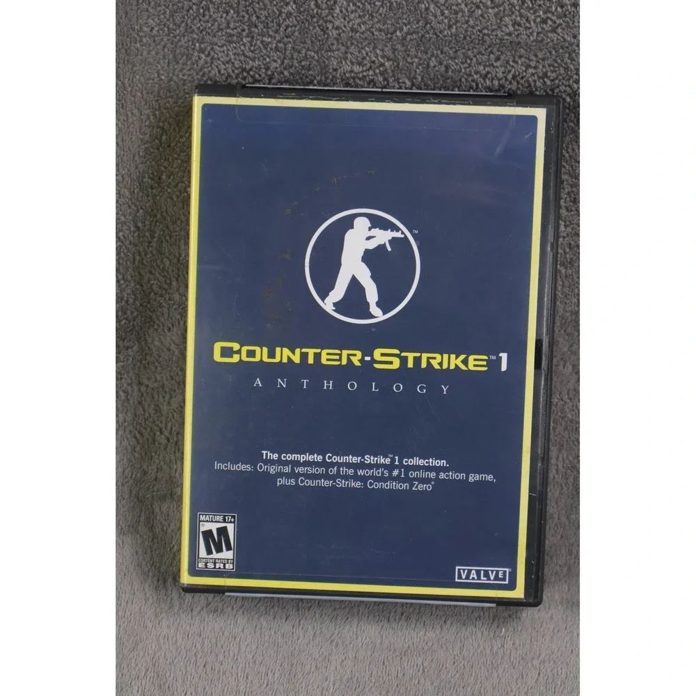 Counter-Strike 1‎ Anthology PC Video Game Valve M Mature NTSC-U/C Shooter 2005